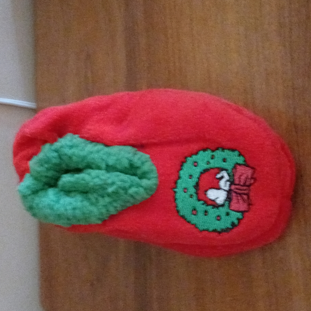 Snoopy Christmas slippers